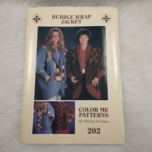 PATTERN SZ S-XL The Bubble Wrap Jacket By Shirley Fowlkes